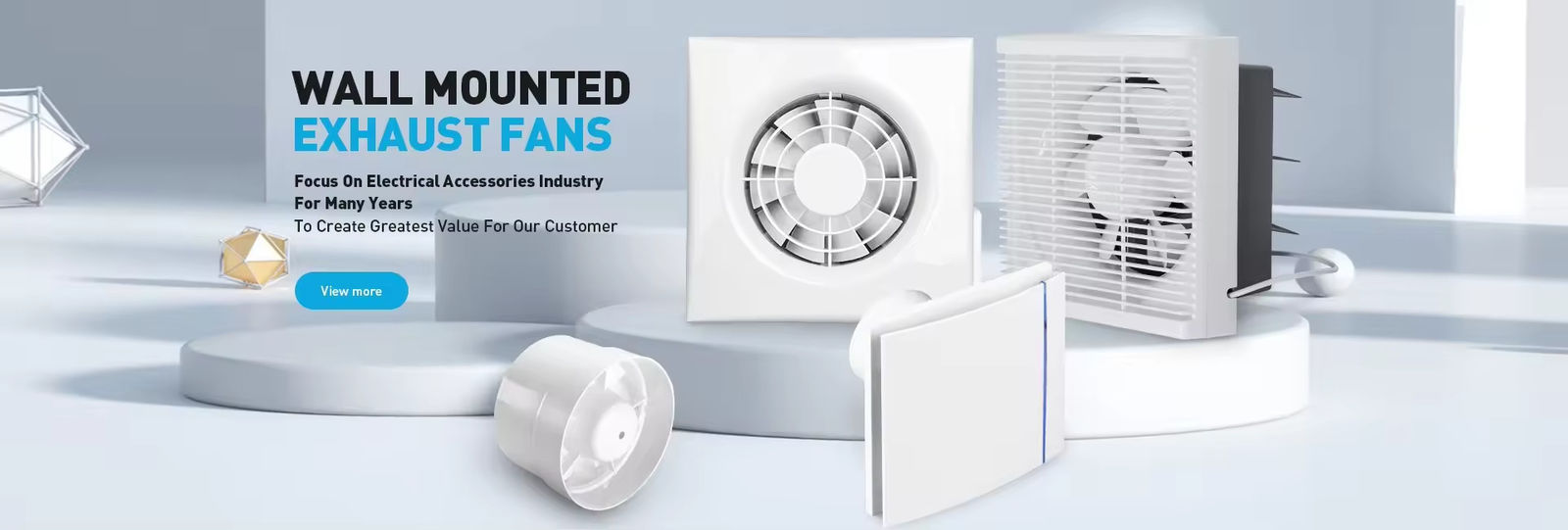 Ventilateur d'échappement de fenêtre murale