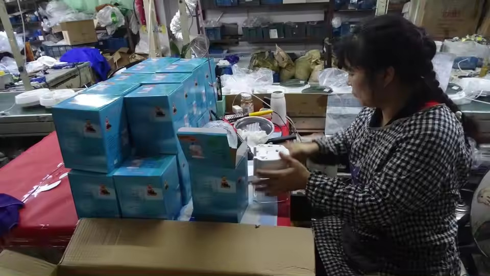 ningbo aoshun electrical ligne de production en usine