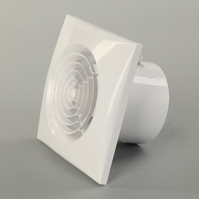 28-160 Ventilateur à diffuseur rond en plastique ABS blanc, grille à cône, extracteur d'air pour ventilation