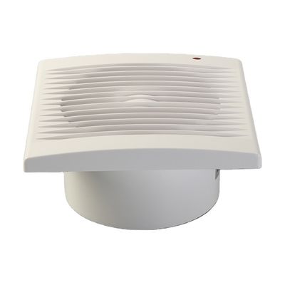 Ventilateur d'extraction de ventilation en plastique carré de 6 pouces pour la cuisine de salle de bain