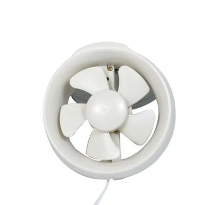 Ventilateur centrifuge de salle de bain en plastique blanc en forme ronde pour la ventilation