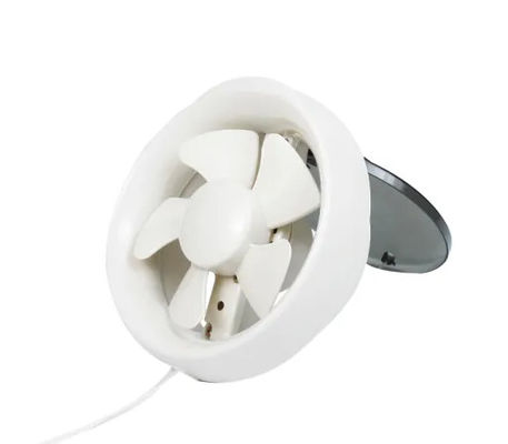 Ventilateur centrifuge de salle de bain en plastique blanc en forme ronde pour la ventilation