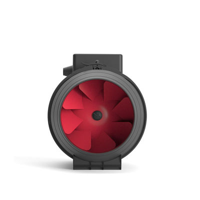 Design OEM Masse noire silencieuse ventilateur à conduit d'extraction en ligne à air frais