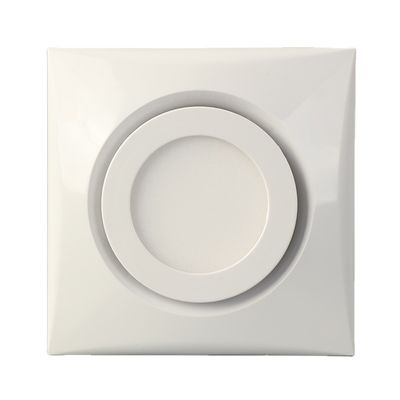 Certification SAA Ventilation à LED ABS Diffuseur rond en plastique Grille à cône Ventilateur centrifuge
