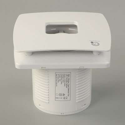 Ventilateur d'extraction d'air de type salle de bains à lame centrifuge en matière plastique ABS blanche