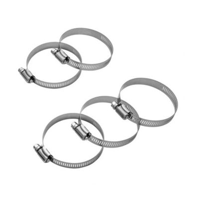Appartement en plastique 6 pouces Serre de tuyau réglable 141mm-165mm avec 304 acier inoxydable
