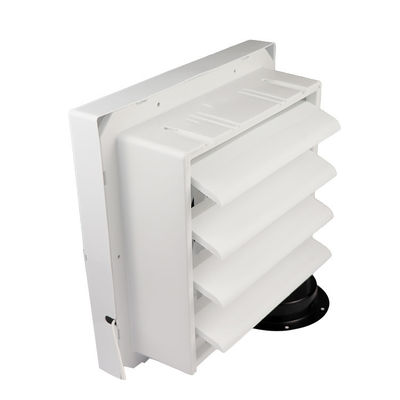 Monture murale 8 pouces salle de bain ventilation en métal complet ventilateur d'échappement de plafond avec tuyau de conduit