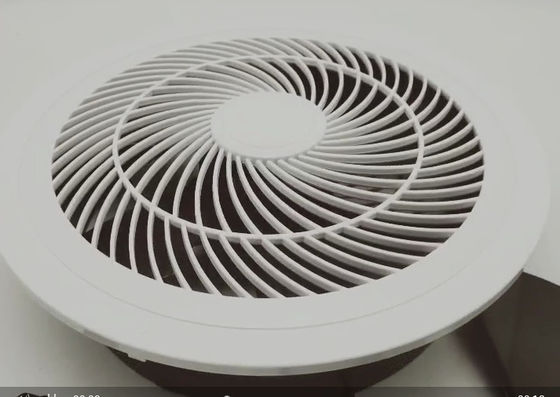 Ventilateur d'échappement de plafond de 200 mm à 250 mm sur mesure avec lumière LED OEM / ODM