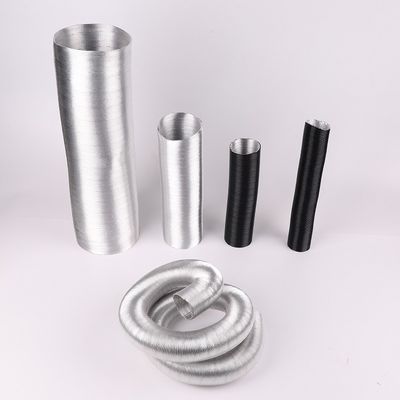 Duct en aluminium revêtu de plastique pour l'installation flexible de la ventilation de la climatisation