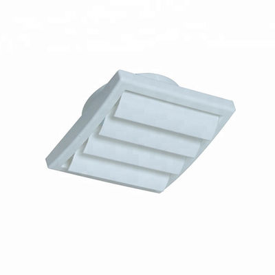 Diffuseur de ventilation en plastique à double déflexion avec grille de ventilateur d'échappement