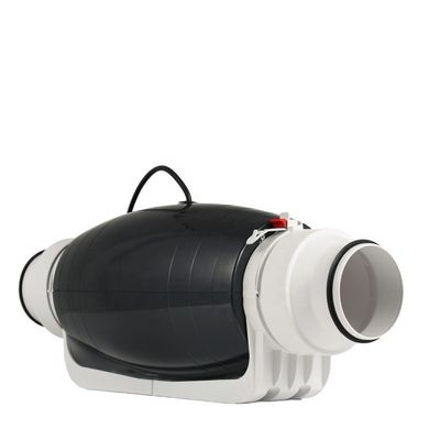 Contrôle de la température et de l'humidité Ventilateur à conduit en ligne AC 6&quot; pour serre 3 ans Durée de vie mécanique