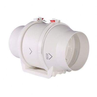 Contrôle de la température et de l'humidité Ventilateur à conduit en ligne AC 6&quot; pour serre 3 ans Durée de vie mécanique