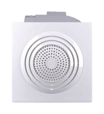 Ventilateur de plafond en plastique rond Ventilateur silencieux Ventilateurs avec et louvres de logo personnalisés
