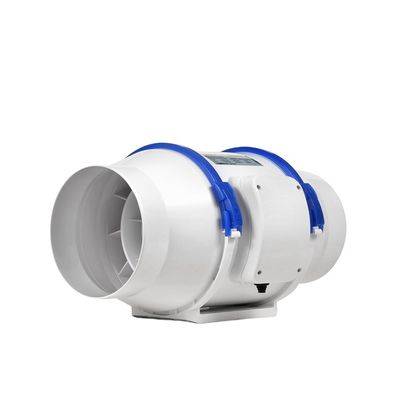 Ventilateur à conduits de 125 mm pour climatisation personnalisé OEM Support Silence Inline Plastic Mixed Flow