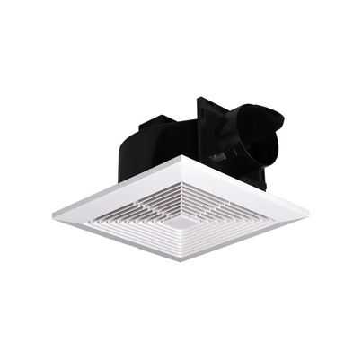 Évacuation de plafond ronde blanche avec ventilateurs de ventilation silencieux et ventilateur en ligne à flux mixte