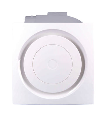 Évacuation de plafond ronde blanche avec ventilateurs de ventilation silencieux et ventilateur en ligne à flux mixte