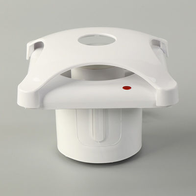 Blade en plastique 6 pouces 220V ventilateur silencieux de salle de bain à grande vitesse avec ventilateur d'extraction d'air à lumière LED