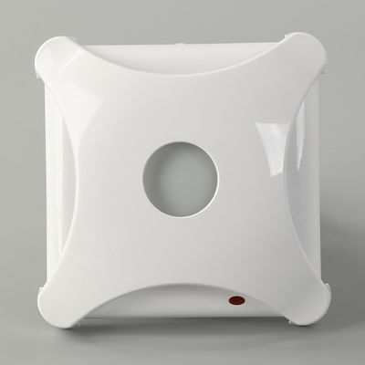 Blade en plastique 6 pouces 220V ventilateur silencieux de salle de bain à grande vitesse avec ventilateur d'extraction d'air à lumière LED