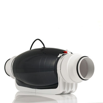 Ventilateur de tuyau d'échappement en plastique de 5 pouces TT à débit mixte à 2 vitesses pour les systèmes de culture hydroponique