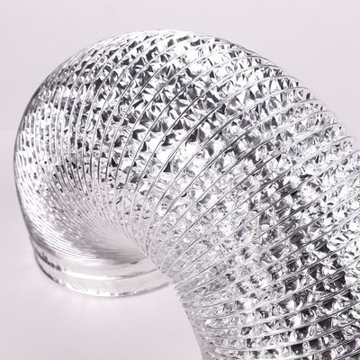 Système de ventilation de ventilateur à débit axial en plastique flexible HVAC PVC tuyau de conduit en spirale respiratoire