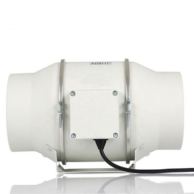 Plastique 4 5 6 8 pouces extracteur à faible bruit Axial Flux d'air mixte en ligne duct hydroponique de croissance tente personnalisation ventilateur