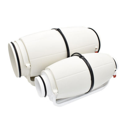 Plastique 4 5 6 8 pouces extracteur à faible bruit Axial Flux d'air mixte en ligne duct hydroponique de croissance tente personnalisation ventilateur