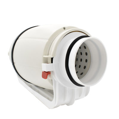 Plastique 4 5 6 8 pouces extracteur à faible bruit Axial Flux d'air mixte en ligne duct hydroponique de croissance tente personnalisation ventilateur