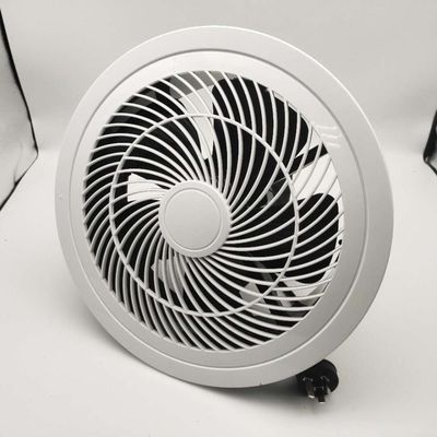 5. Ventilateur d'extraction d'air de salle de bains en plastique monté sur plafond rond OEM/ODM pour boissons alimentaires
