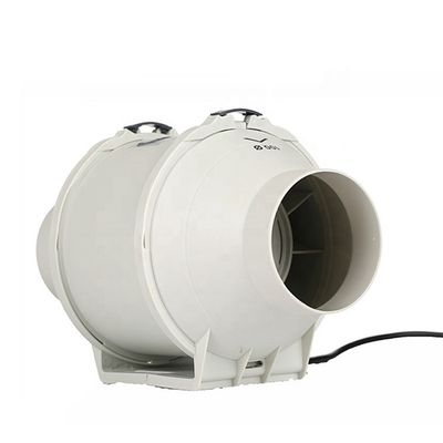 Support OEM 8 pouces personnalisation silencieux Ventilateur en ligne contrôle de la vitesse de ventilation Humidité Super silencieux mélange de flux ventilateur de conduit