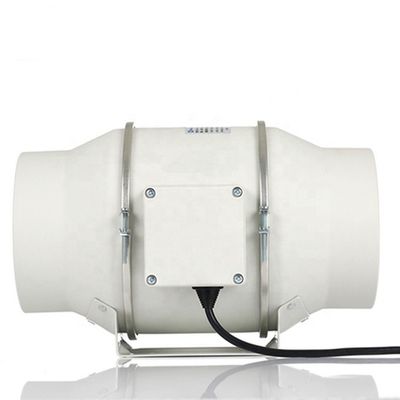 Logo personnalisé 8 pouces silencieux ventilateur à conduit en ligne avec certification SAA et airflow blanc