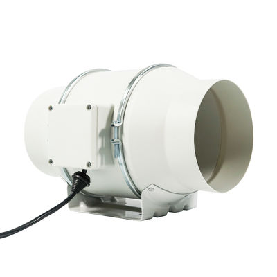 Logo personnalisé 8 pouces silencieux ventilateur à conduit en ligne avec certification SAA et airflow blanc
