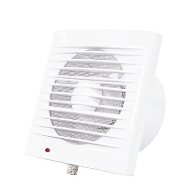 220V salle de bain plafond mural monté Ventilation plastique vitre silencieuse fenêtre avec ventilateur d'extraction d'air LED