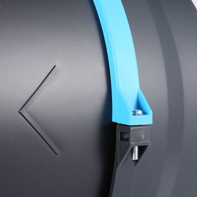 Plastique 6 8 pouces ventilateurs d'écoulement axiaux haute pression pour le bruit très faible dans la salle de bain intérieure