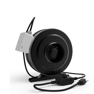 Logo personnalisé Ventilateur d'écoulement axial de 4 pouces pour la ventilation d'air en ligne dans les conduits circulaires