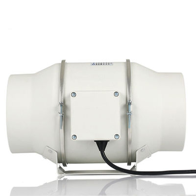 Durée de vie mécanique 3 ans Ventilateur d'extraction en ligne à 2 vitesses à flux mixte pour les systèmes de culture hydroponique