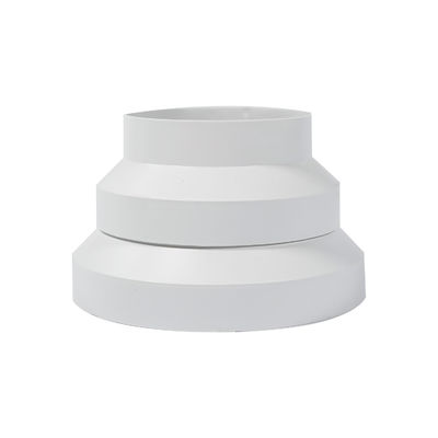 100 mm carrés Grill en plastique blanc PP ductation ventilation extraction ventilateur avec filets d'insectes
