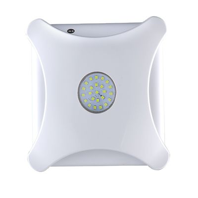 Extracteur silencieux électrique de 8 pouces à faible bruit Ventilation carrée de serre électrique avec ventilateur d'échappement mural à lumière LED