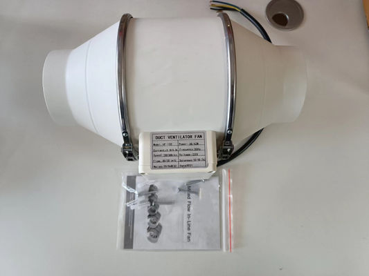 Ventilateur d'échappement de tuyau en ligne à circulation à plusieurs vitesses pour cuisine de salle de bain 4 6 8 pouces