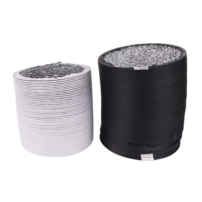 Ventilateur de débit axiale à lame en plastique, conduit en PVC flexible pour la ventilation à haute température