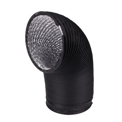 Ventilateur de débit axiale à lame en plastique, conduit en PVC flexible pour la ventilation à haute température