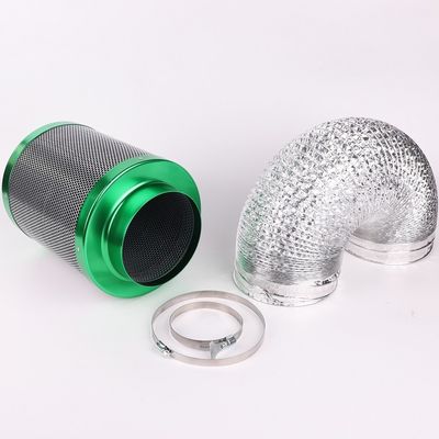 Montage d'un ventilateur murale du conduit flexible en aluminium rigide pour la ventilation à haute température