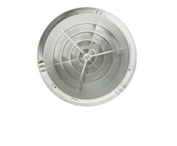 Accueil Circulation de l'air Monté sur le mur de mélange de ventilateur en ligne avec grille d'air rond en plastique ABS