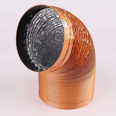 Pipe de conduit flexible en aluminium semi-rigide de 8 pouces