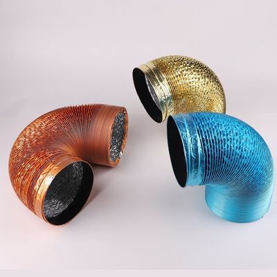 Pipe de conduit flexible en aluminium semi-rigide de 8 pouces
