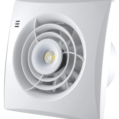 Soutien personnalisé 4 6 pouces ventilateur d'échappement en verre de salle de bain avec ventilation et montage