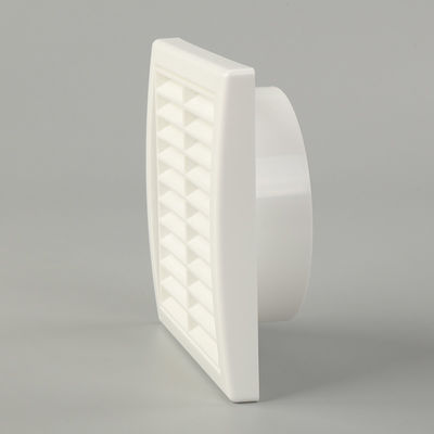 100-200 mm ABS en plastique PC Ventilation électrique Air Gravité Fixée Louvre Square Grille
