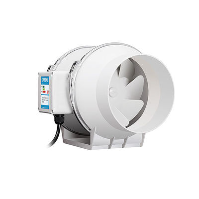 Hôtels montant un ventilateur à extraction en ligne à 2 vitesses à flux mixte pour les systèmes de culture hydroponique