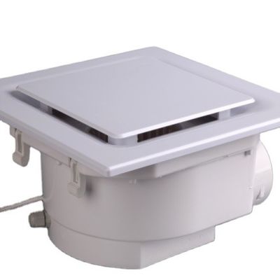 Ventilateur silencieux monté au plafond avec volet arrière et lumière pour la salle de bain