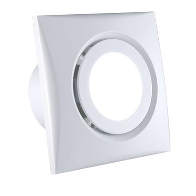 12. Ventilateur à débit axiale monté sur le mur de la fenêtre de la salle de bain avec volet de masse et courant électrique continu
