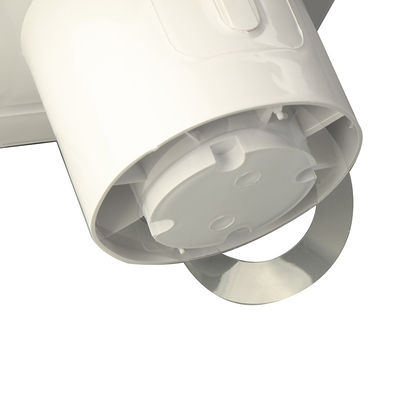 Ventilateur de ventilation ultra silencieux de salle de bain de 100 mm avec ventilateur d'échappement mural à lumière LED